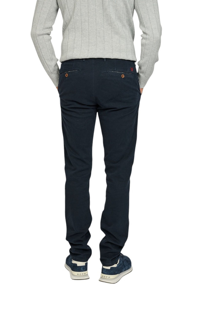 Atelier Noterman sportieve broek heren donker blauw ATN05-A78-1803-229