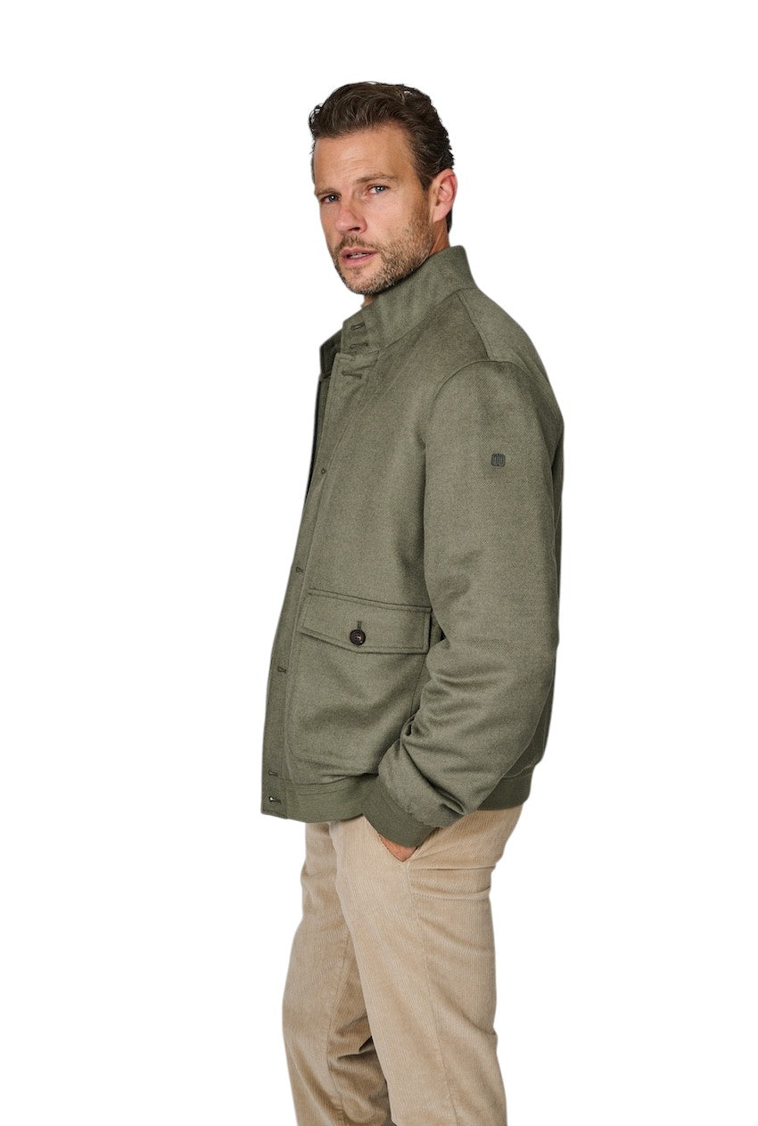 Duno Uomo sportieve mantel heren olijf NEIL PRATO