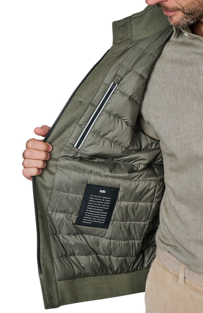 Duno Uomo sportieve mantel heren olijf NEIL PRATO