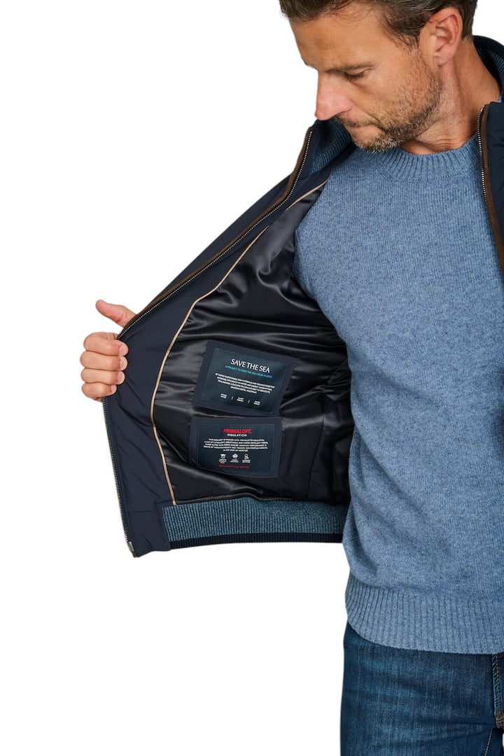 Paul & Shark parka heren donker blauw 14312060 013