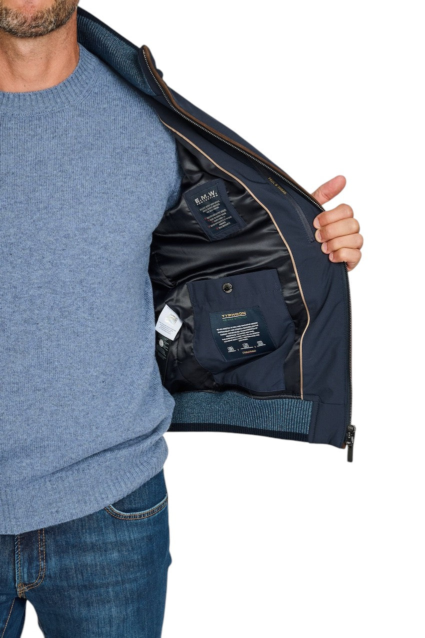 Paul & Shark parka heren donker blauw 14312060 013