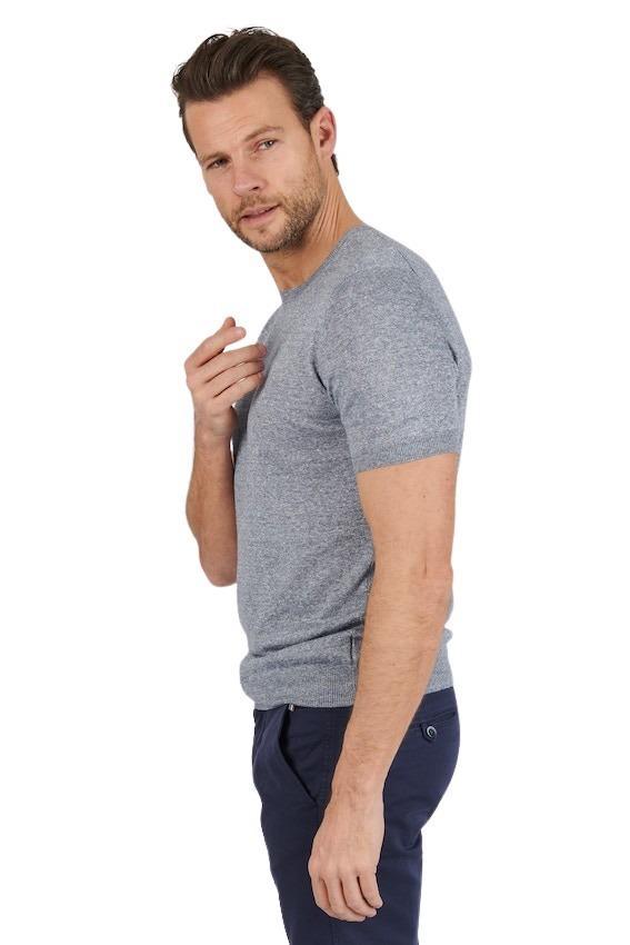 Gran Sasso Men t-shirt korte mouwen heren blauw - Artson Fashion