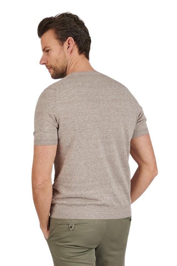 Gran Sasso Men t-shirt korte mouwen heren bruin - Artson Fashion