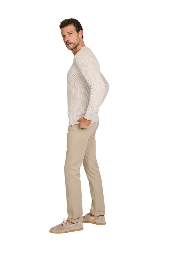 Gran Sasso Men pull trui v-hals heren beige 23152/18632/001