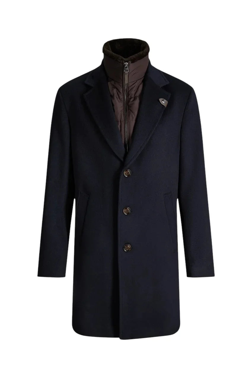 Joop mantel heren donker blauw Morris-F 30104924/00401