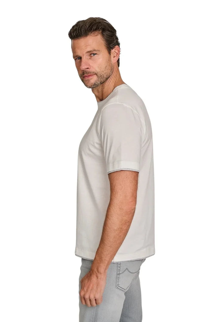 Gran Sasso Men t-shirt heren ecru 60123/73710/005