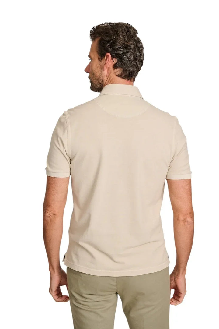 Gran Sasso Men polo shirt heren beige 60187/79048/011