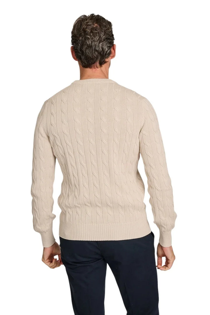 Gran Sasso Men pull trui heren zand 23155/18173/012