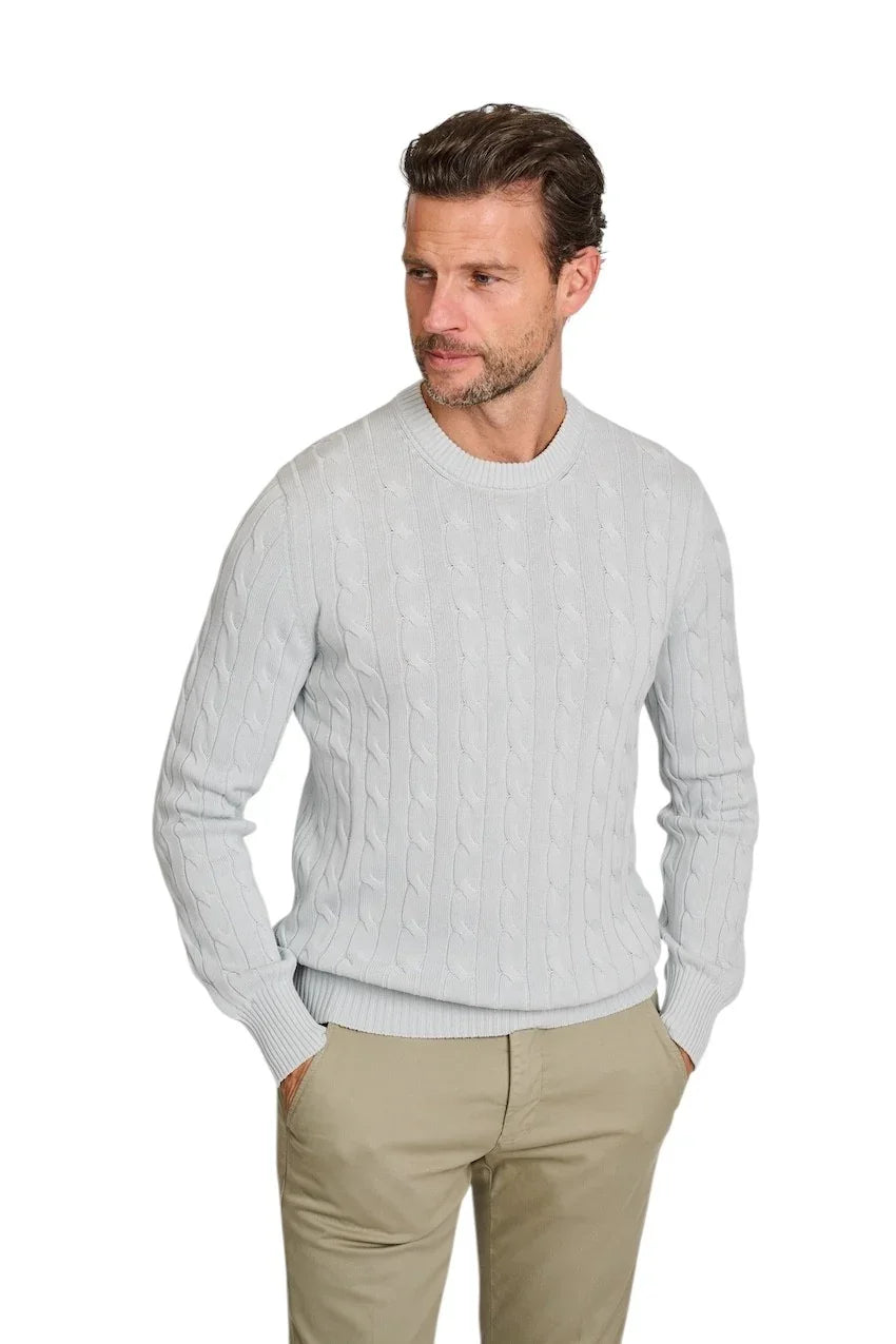 Gran Sasso Men pull trui heren zilver 23155/18173/050