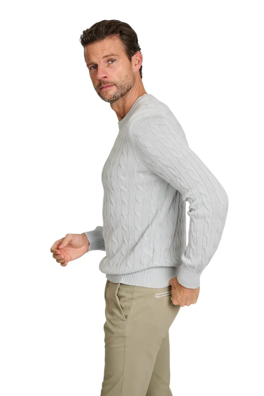 Gran Sasso Men pull trui heren zilver 23155/18173/050