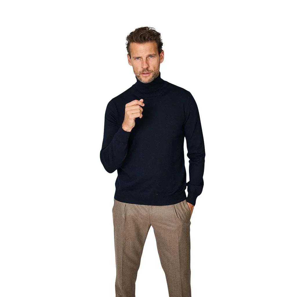 maglione-gran-sasso-men-pull-collo alto-uomo-blu navy