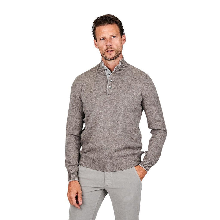 gran-sasso-men-pull-trui-heren-taupe