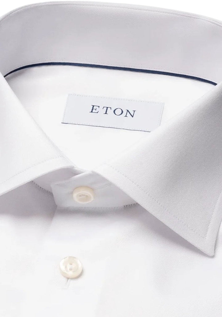 Eton camicia maniche lunghe uomo bianco