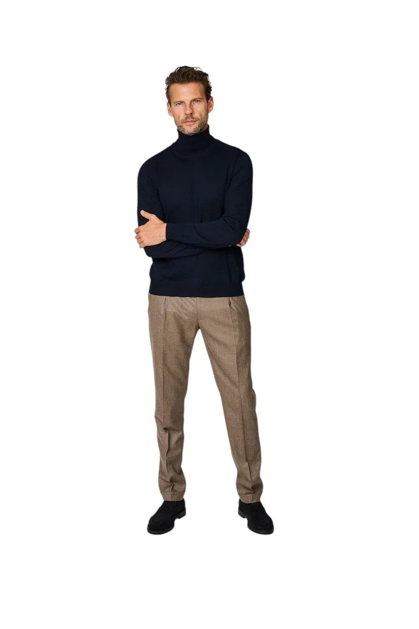 Gran Sasso Men pull trui rolkraag heren marine 55157/14290 598