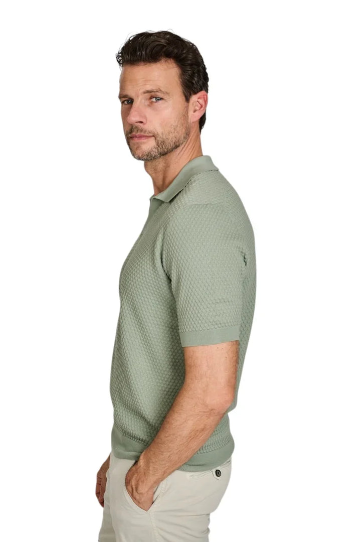 Gran Sasso Men polo shirt korte mouwen heren groen 58186/18162 466