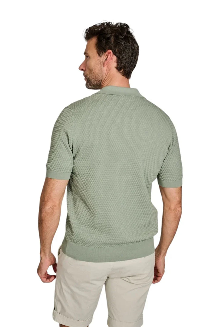Gran Sasso Men polo shirt korte mouwen heren groen 58186/18162 466