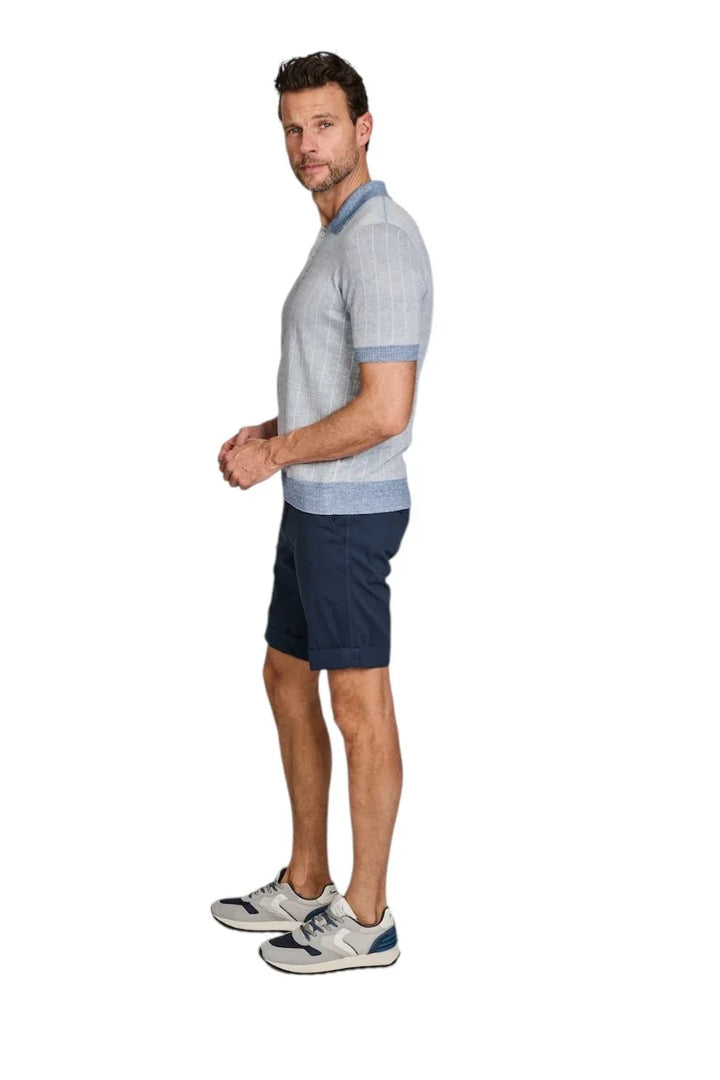 Gran Sasso Men polo shirt korte mouwen heren blauw 57116/18662 565