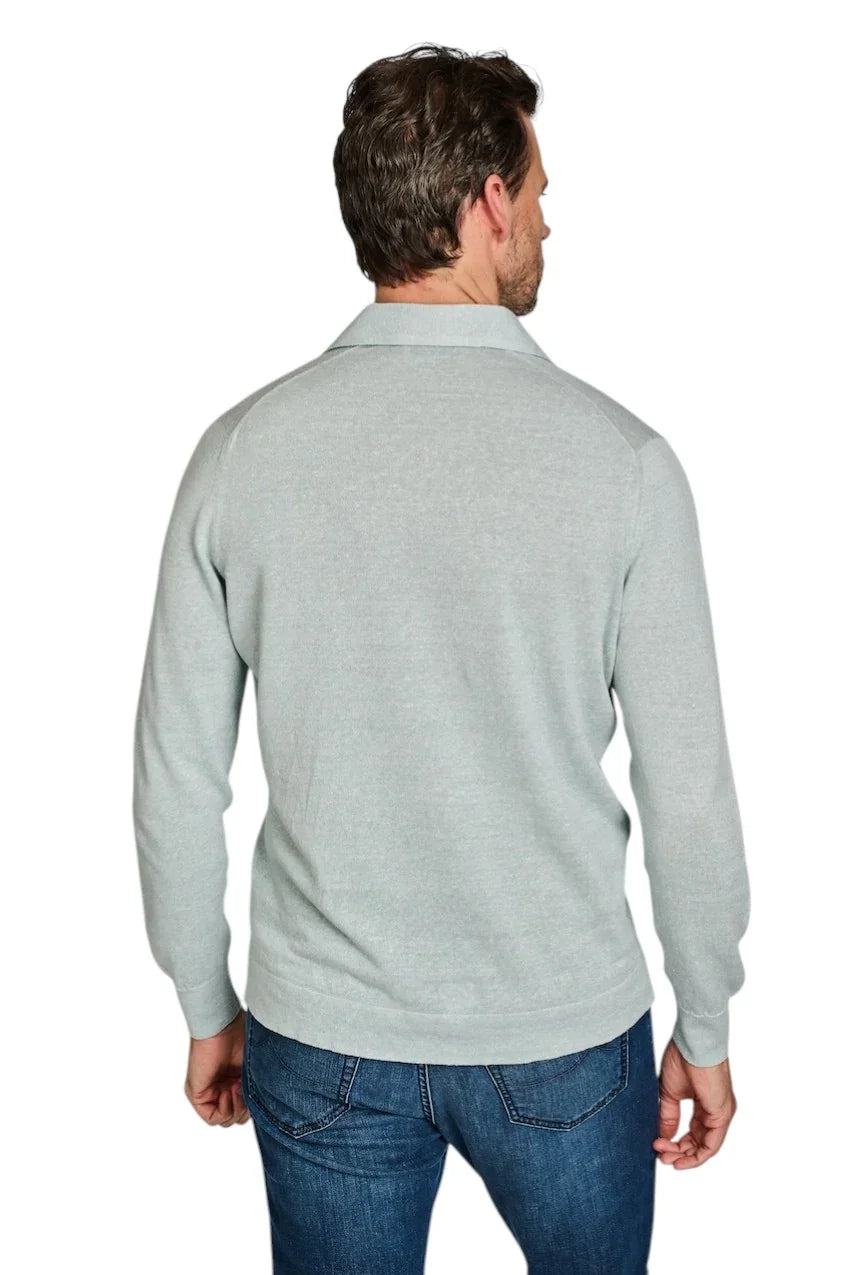 Gran Sasso Men polo shirt heren licht groen 57178/18670 430