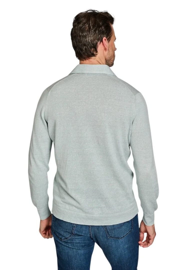 Gran Sasso Men polo shirt heren licht groen 57178/18670 430