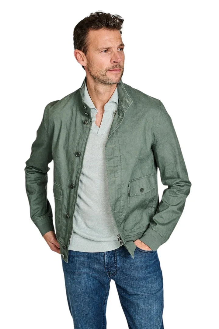 Gran Sasso Men polo shirt heren licht groen 57178/18670 430