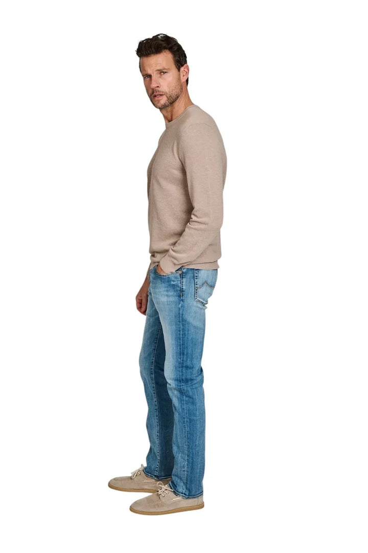 Gran Sasso Men pull trui ronde hals heren bruin 57109/20678 101