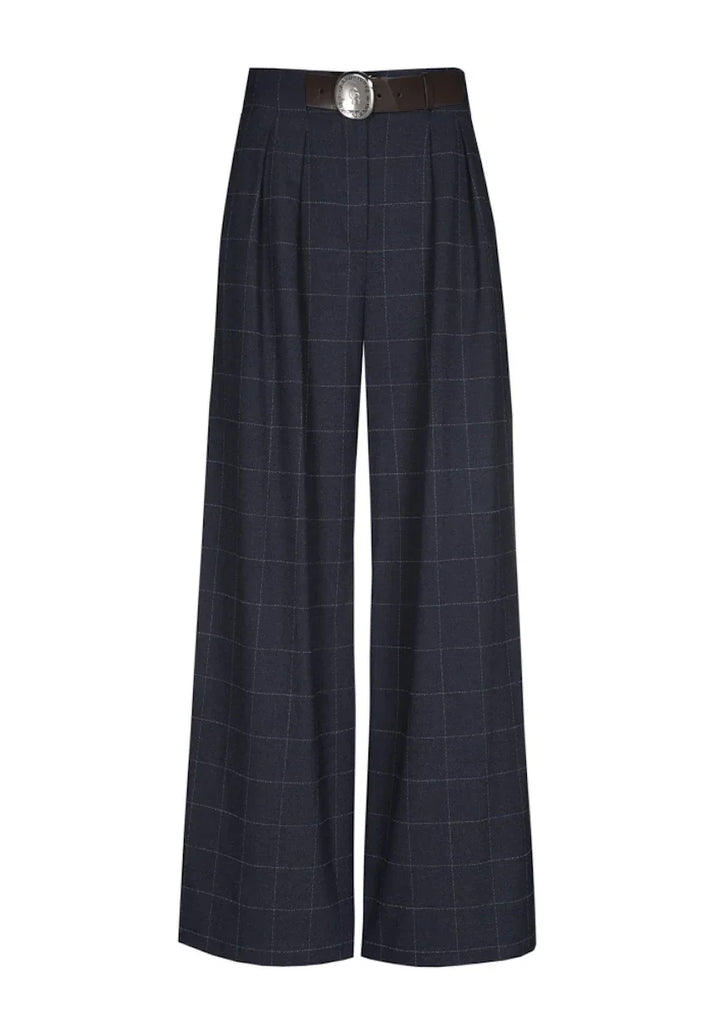 Caroline Biss broek dames blauw 4590/21