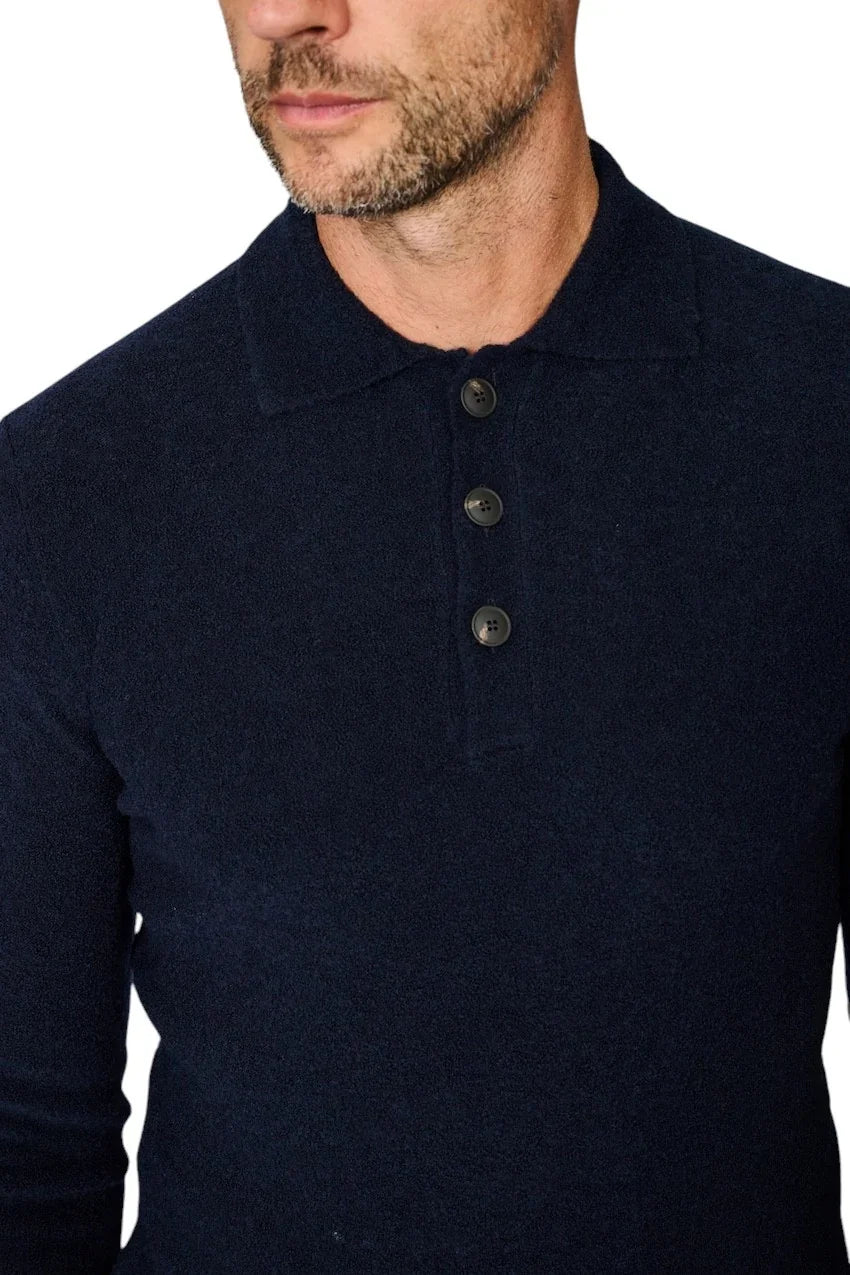 Gran Sasso Men polo shirt heren blauw 58162/24016 598