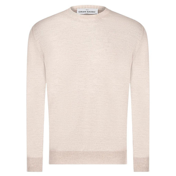 Gran-Sasso-Herren-Pullover-mit-Rundhalsausschnitt-beige-16