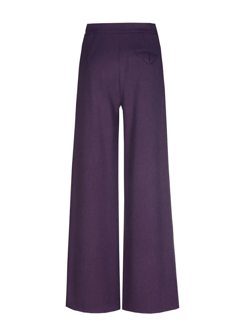 Caroline Biss broek dames paars 4567/44