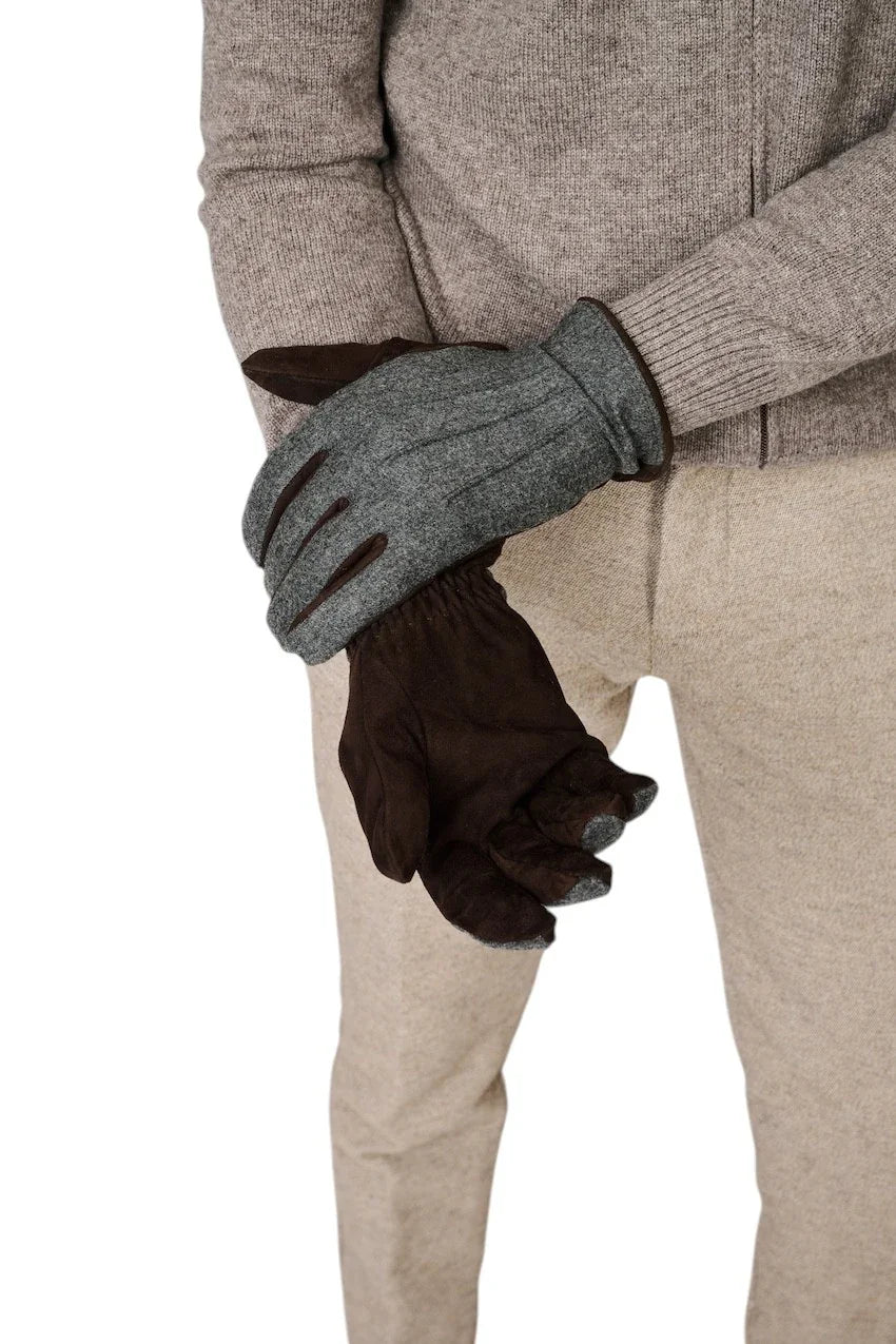 Gran Sasso Men handschoen heren grijs 87101/51328 080