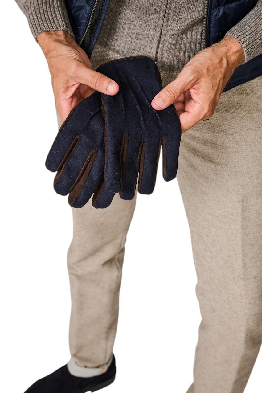 Gran Sasso Men handschoen heren blauw 87101/51328 598