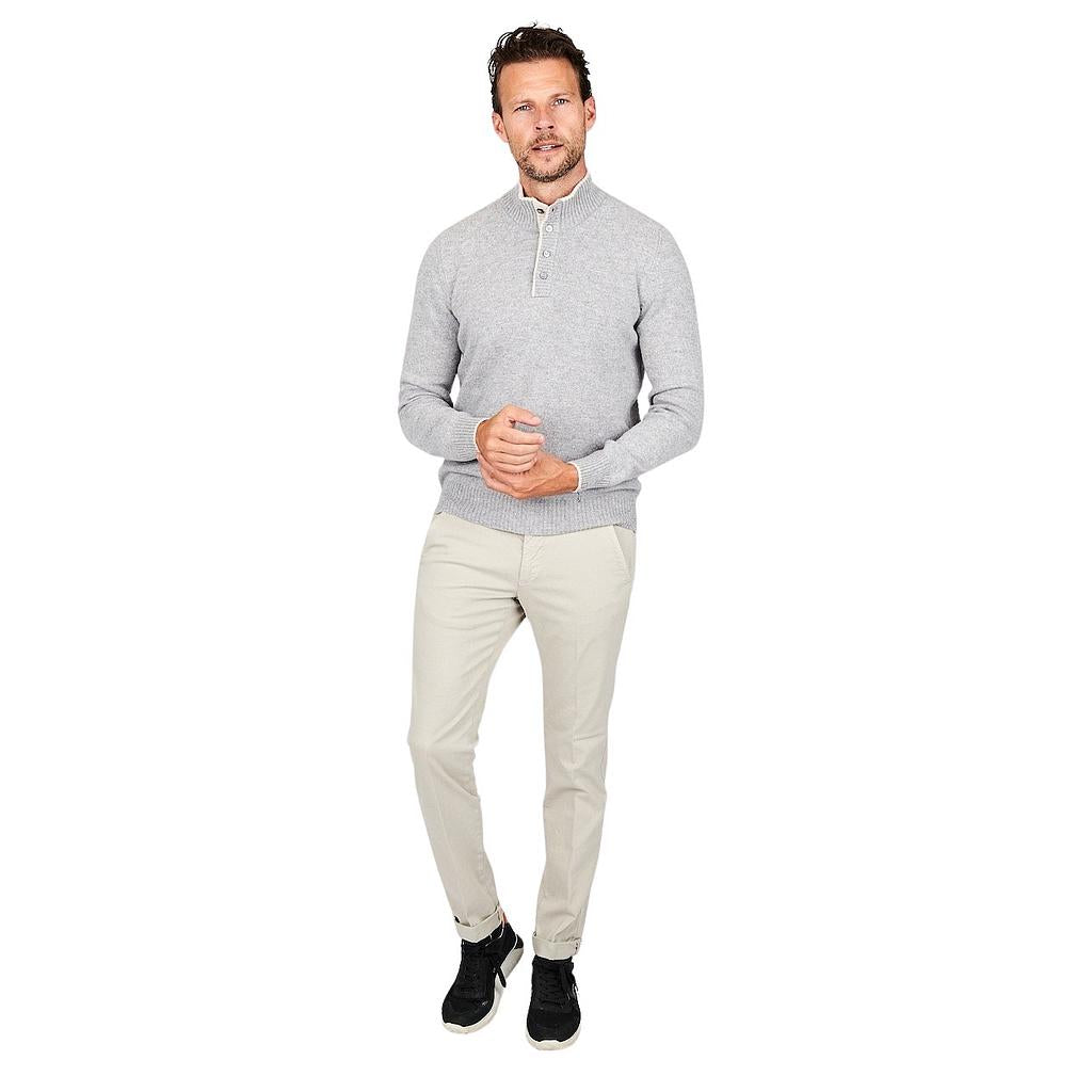 gran-sasso-men-pull-trui-heren-licht-grijs