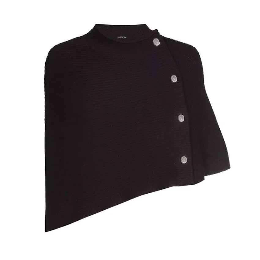 Caroline Biss poncho dames paars 4260/53