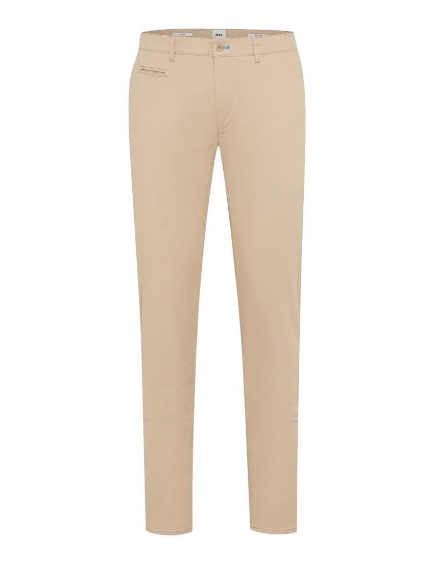 Brax Men sportieve broek heren beige Fabio in 07-3222/55