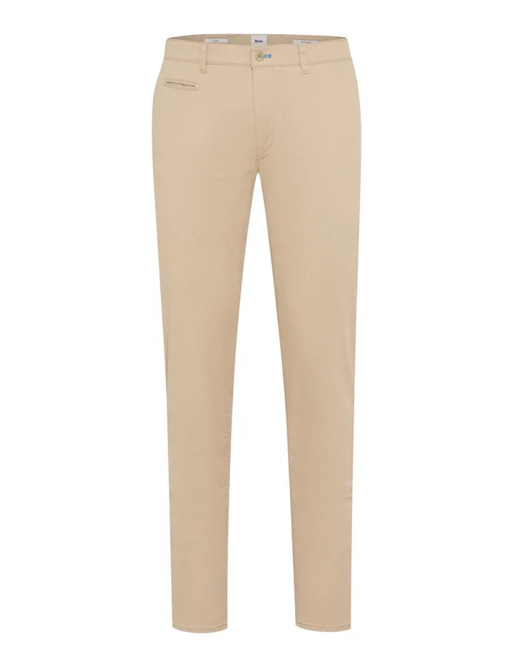 Brax Men sportieve broek heren beige Fabio in 07-3222/55