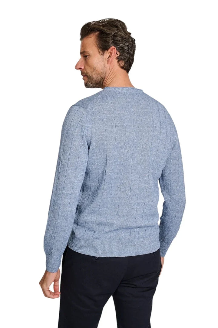 Gran Sasso Men pull trui heren blauw 23190/18665/565