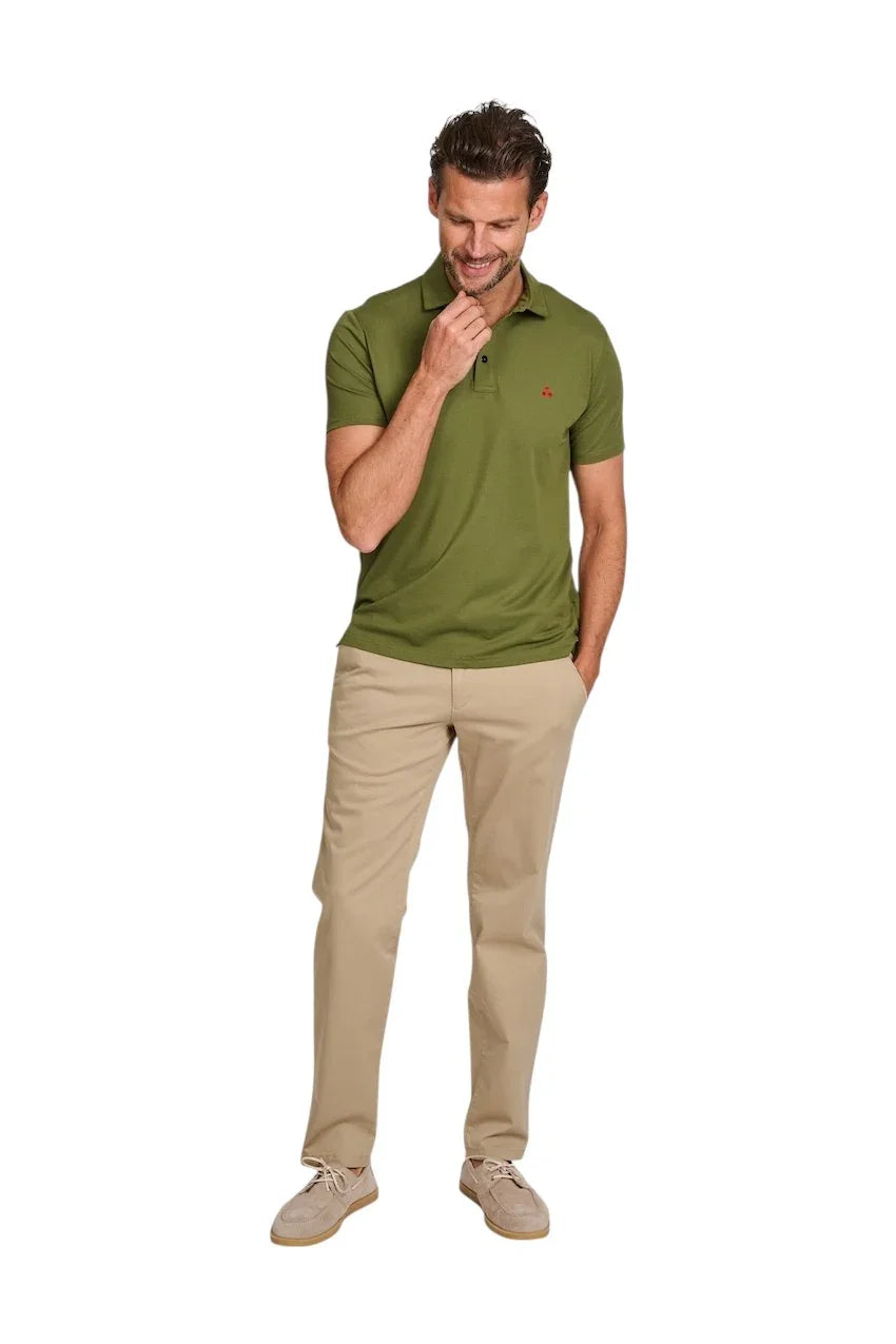Eurex By Brax sportieve broek heren beige Jim 05-1622/56