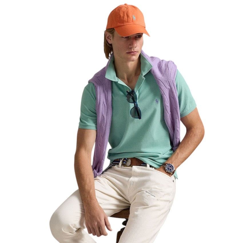 polo-ralph-lauren-men-polo-shirt-korte-mouwen-heren-groen-custom-slim-fit