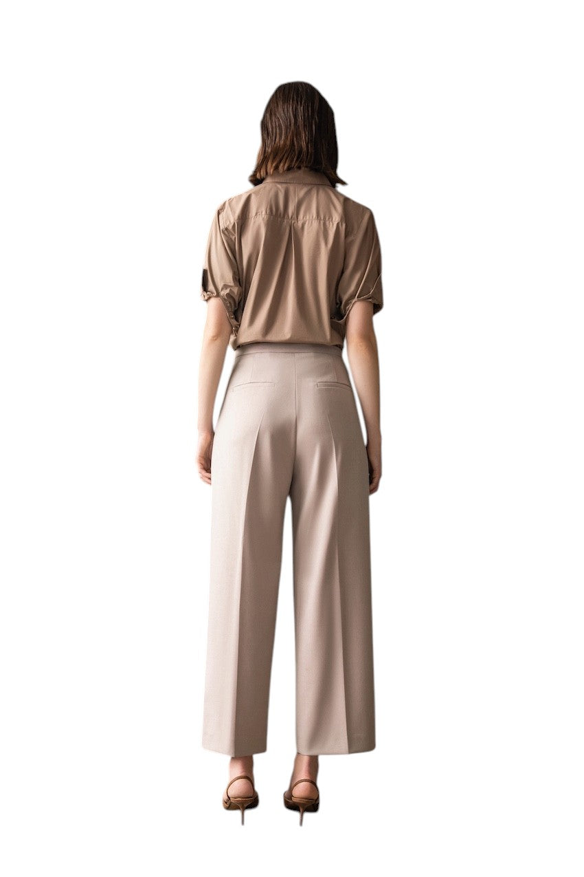 Seductive broek dames taupe 095332/6957 349 LOUELLA