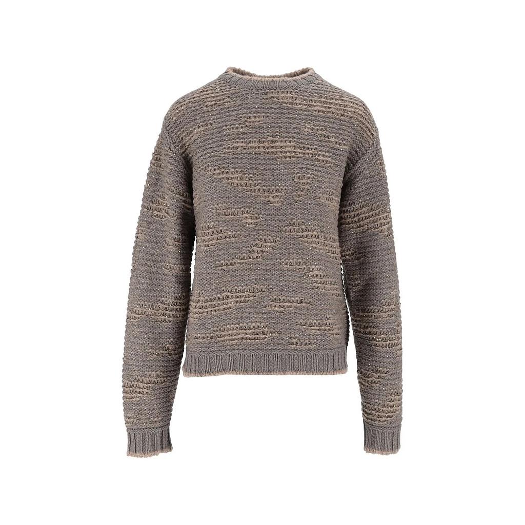fabiana-filippi-pull-trui-ronde-hals-dames-taupe-mad226f447m3921276