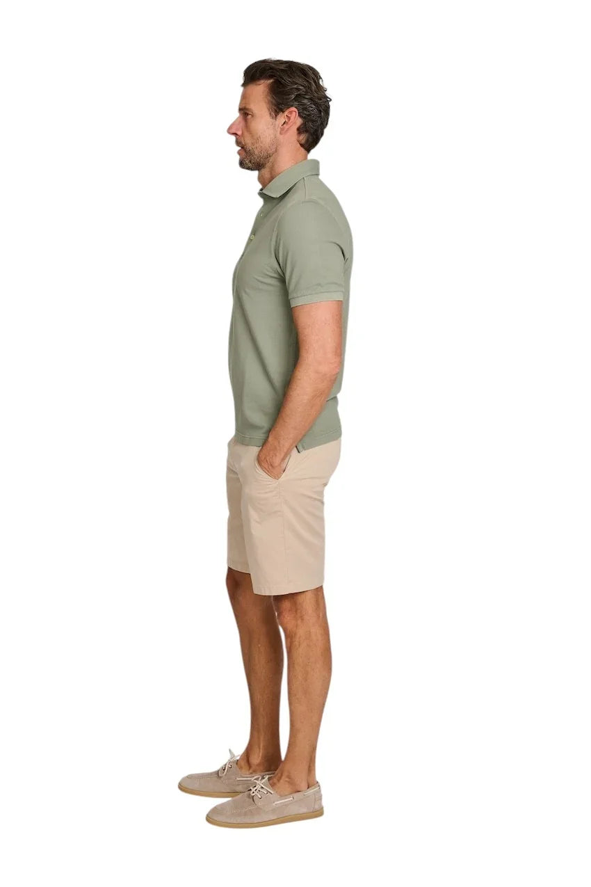 Gran Sasso Men polo shirt heren groen 60187/79048 466