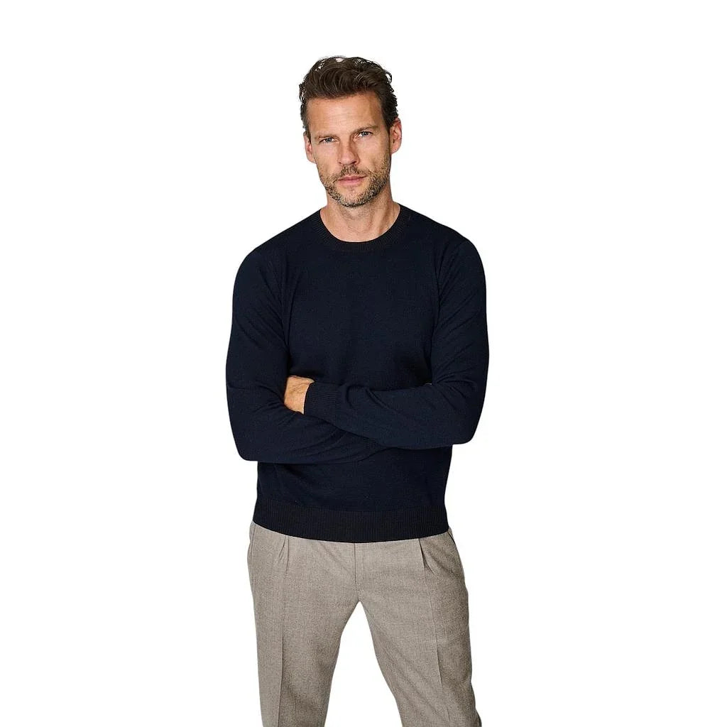maglione-gran-sasso-da-uomo-a-girocollo-blu-marina-5
