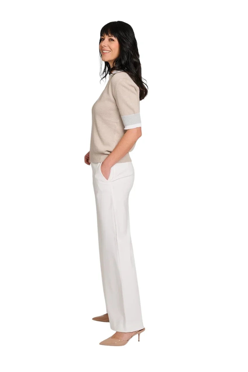 Seductive broek dames wit Naley 095344/8876 110