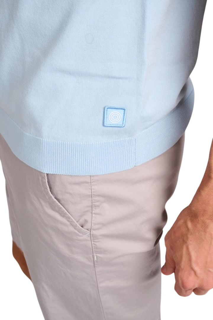Blue Industry polo shirt heren ciel KBIS25-M18