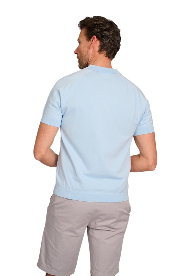 Blue Industry polo shirt heren ciel KBIS25-M18