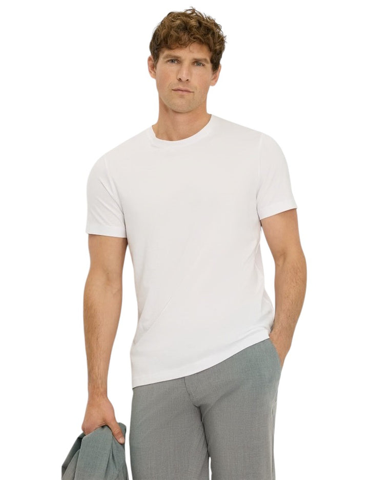 Brax Men t-shirt short sleeves men's white Ted