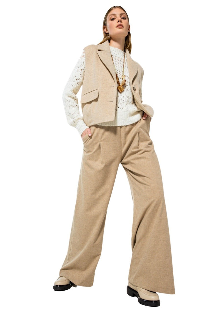 Caroline Biss broek dames beige