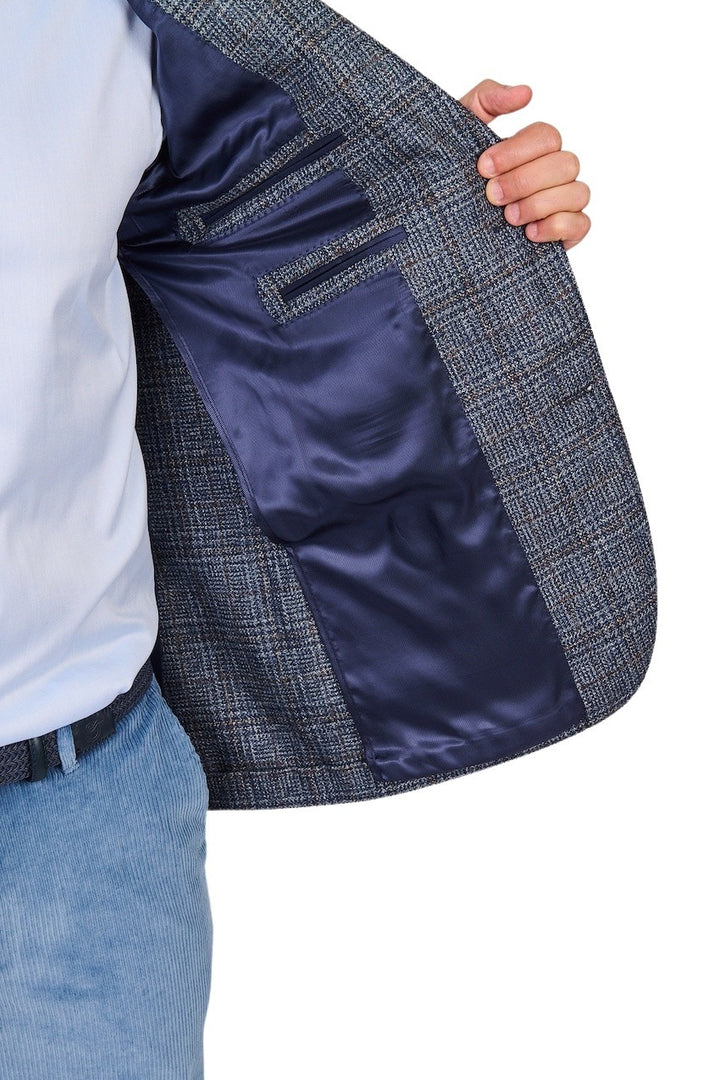 Cc Collection Corneliani vest heren blauw