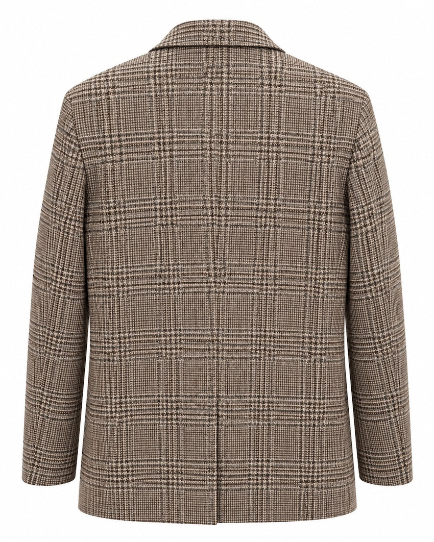 CC Collection Corneliani men's blazer brown, rear product view
