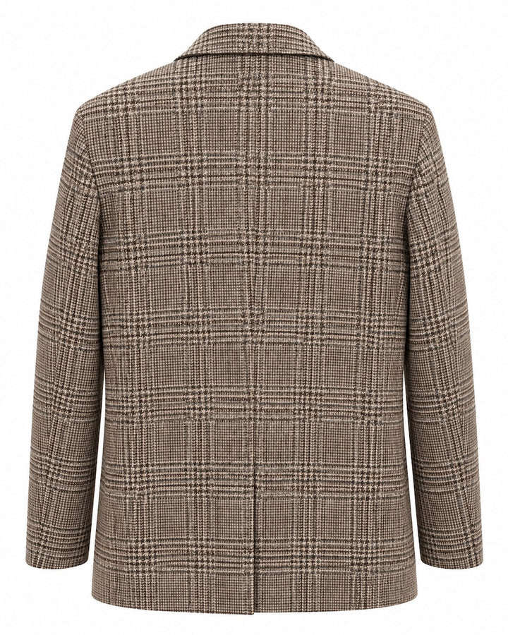 CC Collection Corneliani men's blazer brown, rear product view